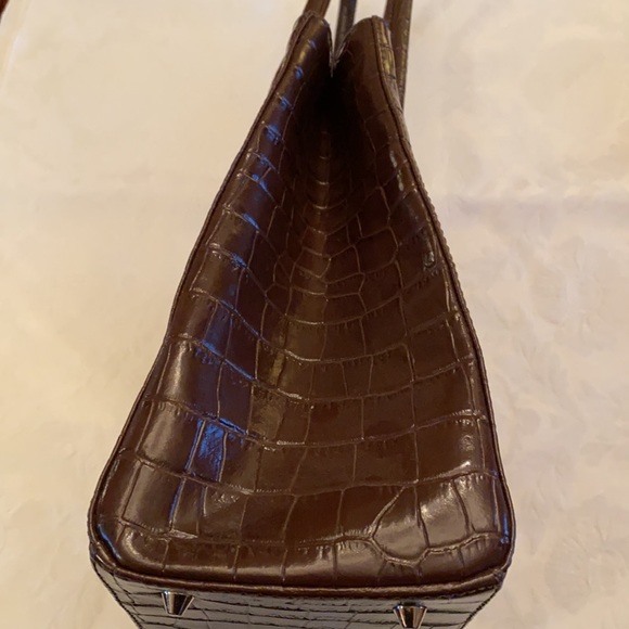 Osprey Brown Leather Handbag - Picture 3 of 8